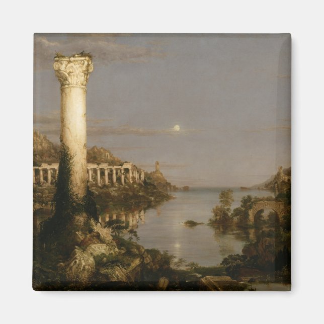 Thomas Cole The Course of Empire Desolation Magnet (Front)