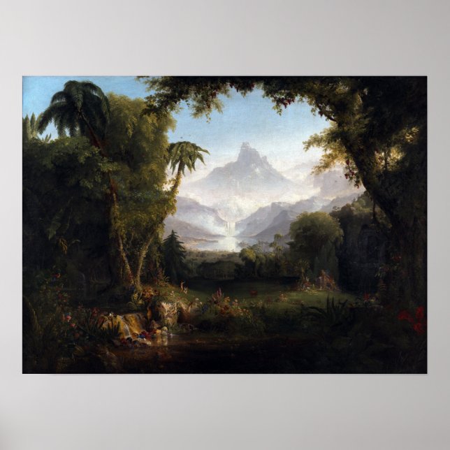 Thomas Cole The Garden of Eden Poster (Front)