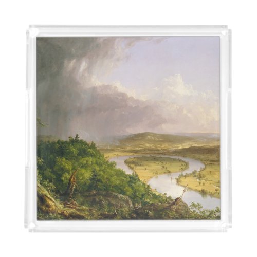 Thomas Cole The Oxbow The Connecticut River  Acrylic Tray