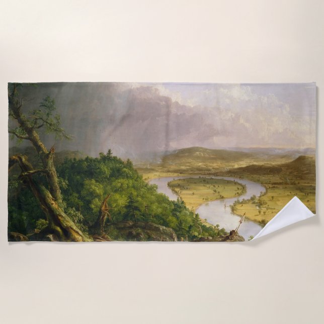 Thomas Cole The Oxbow The Connecticut River  Beach Towel (Front)