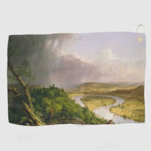Thomas Cole The Oxbow The Connecticut River Golf Towel