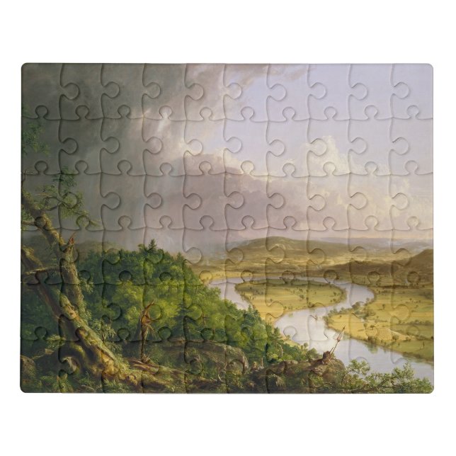 Thomas Cole The Oxbow The Connecticut River  Jigsaw Puzzle (Puzzle Horizontal)