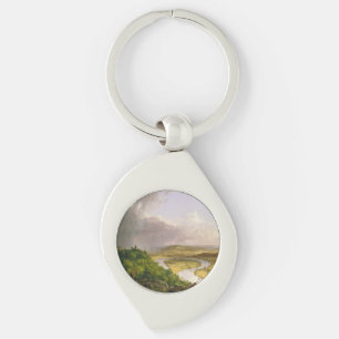 Thomas Cole The Oxbow The Connecticut River Keychain