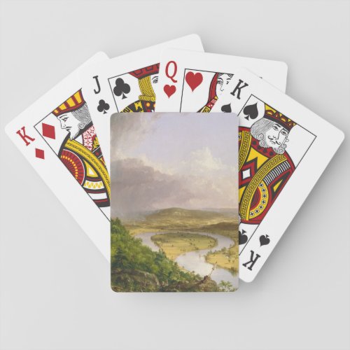 Thomas Cole The Oxbow The Connecticut River  Poker Cards