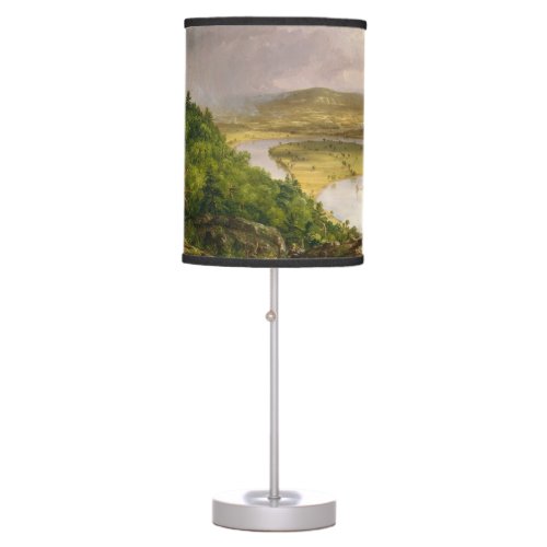 Thomas Cole The Oxbow The Connecticut River  Table Lamp