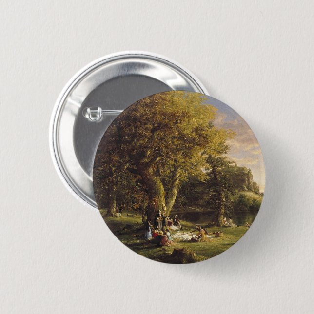 Thomas Cole The Pic-Nic Button (Front & Back)