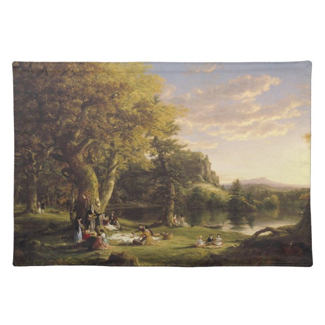 Thomas Cole The Pic-Nic Cloth Placemat (Front)