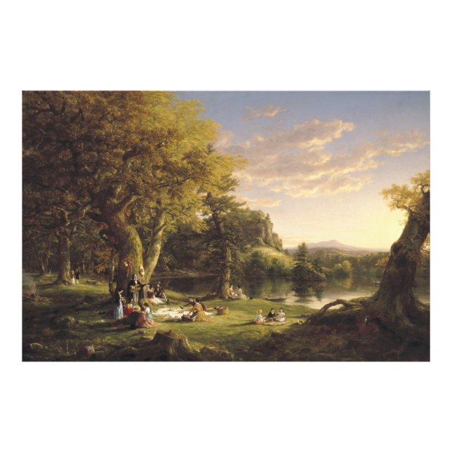 Thomas Cole The Pic-Nic Photo Print (Front)