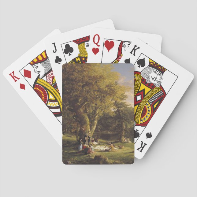 Thomas Cole The Pic-Nic Poker Cards (Back)