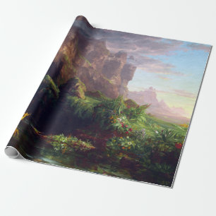 Thomas Cole The Voyage of Life Childhood Wrapping Paper