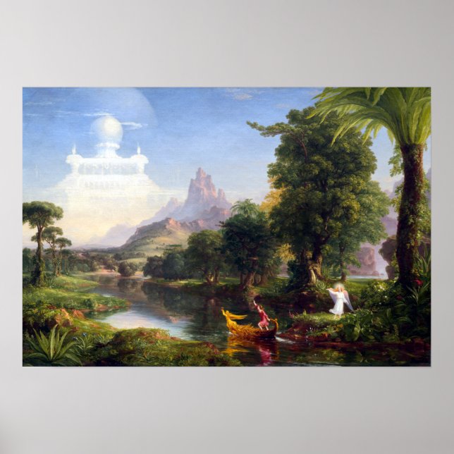 Thomas Cole The Voyage of Life Youth Poster (Front)