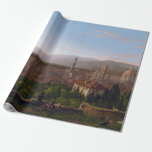 Thomas Cole View of Florence Wrapping Paper