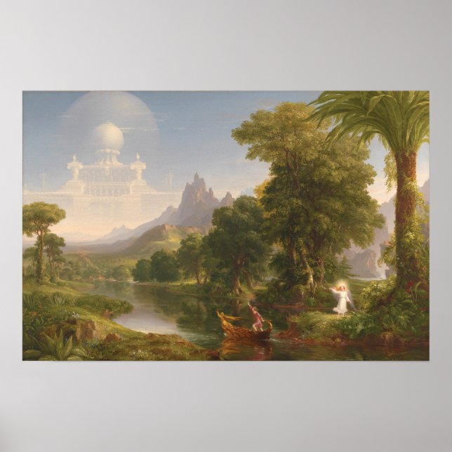 Thomas Cole Voyage of life Youth 1840 Poster (Front)