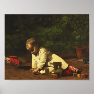 Thomas Eakins - Baby at Play Poster
