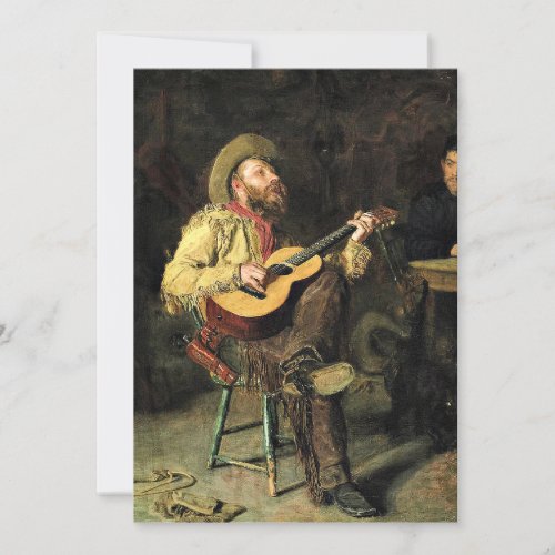 Thomas Eakins painting Home Ranch Thank You Card
