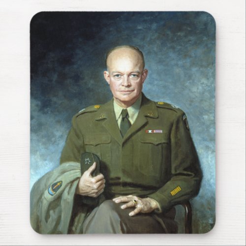 Thomas Edgar Stephens Dwight D Eisenhower Mouse Pad