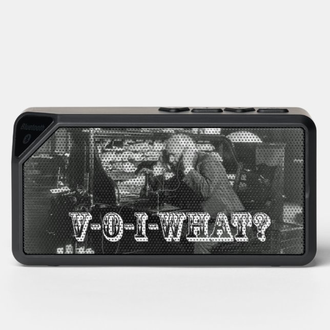 Thomas Edison Hears About VoIP  Bluetooth Speaker (Front)