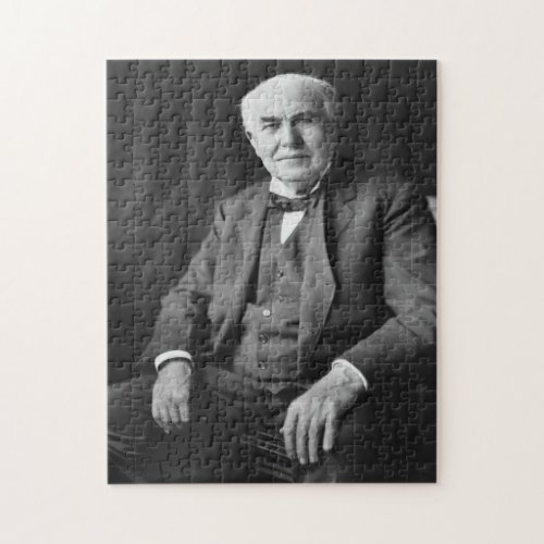 Thomas Edison Portrait Jigsaw Puzzle