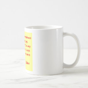 Thomas Edison quote Coffee Mug