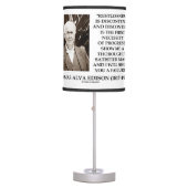 Thomas Edison Restlessness Discontent Progress Table Lamp (Front)