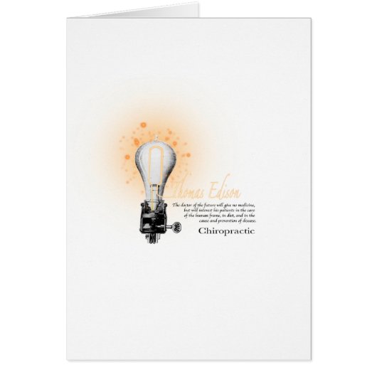 Thomas Edison Tee Cards (Front)