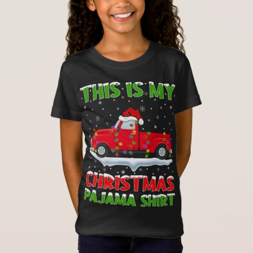 Thomas Family Ugly Christmas Sweater Red Truck Fun