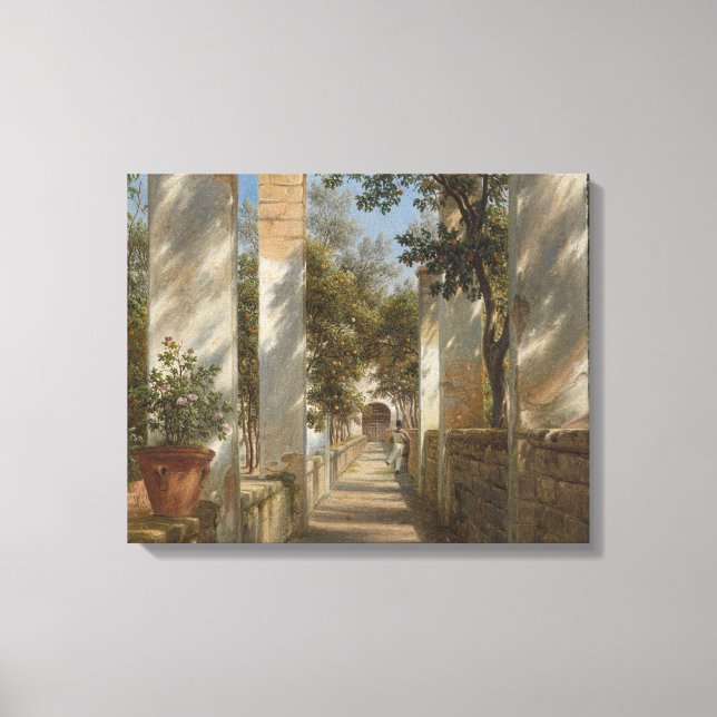 Thomas Fearnley - Pergola with Oranges Canvas Print (Front)