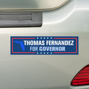 Thomas Fernandez for Florida Governor Bumper Sticker