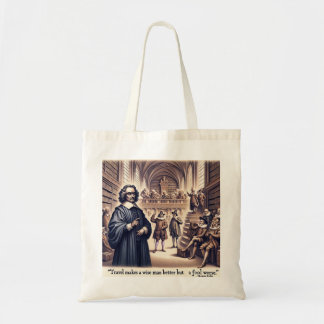 Thomas Fuller Famous Travel Quote Tote Bag