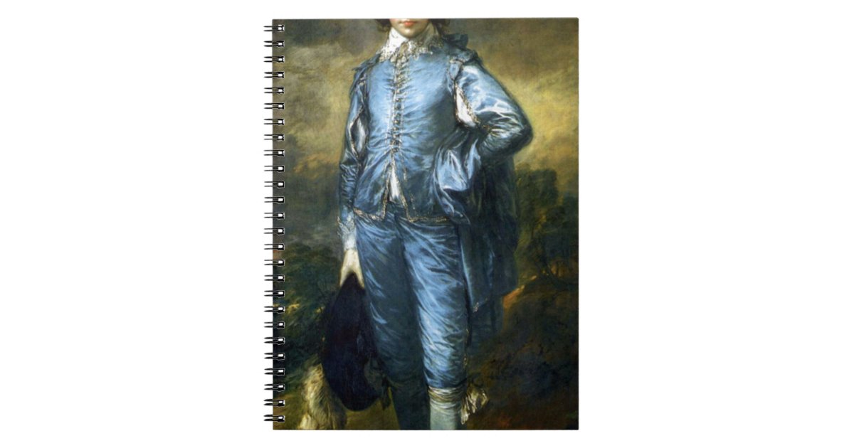 Thomas Gainsborough Art Painting The Blue Boy Notebook Zazzle