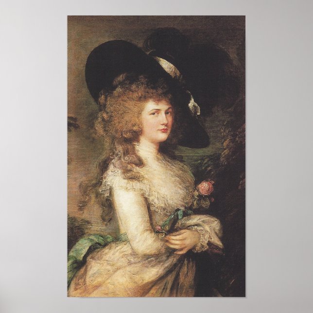 Thomas Gainsborough Lady Georgiana Cavendish Poster (Front)