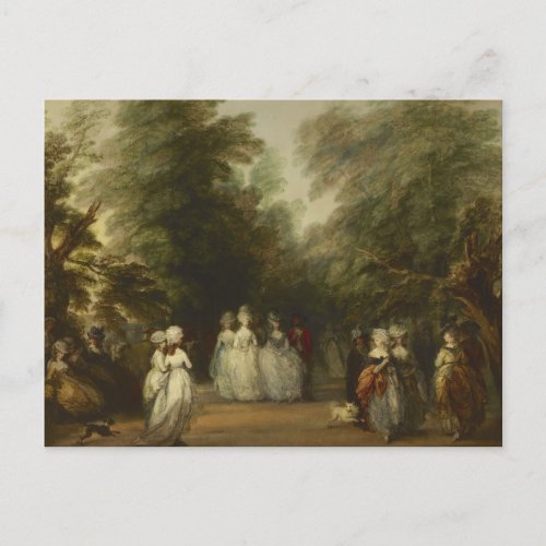 Thomas Gainsborough _ The Mall in St Jamess Park Postcard