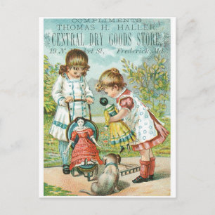Thomas H Haller Central Dry Goods Store Postcard