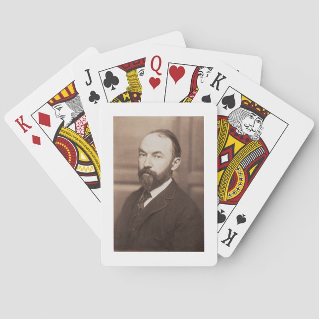 Thomas Hardy (1840-1928) (sepia photo) Poker Cards (Back)