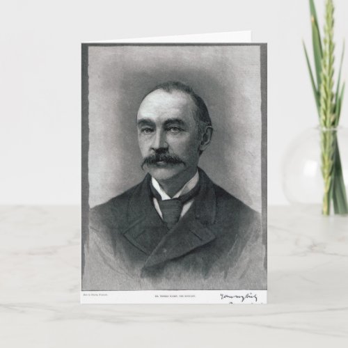 Thomas Hardy 1892 Card