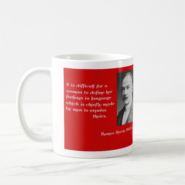 Thomas Hardy (Design B) Coffee Mug (Left)