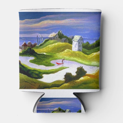 Thomas Hart Benton Chilmark Landscape Can Cooler