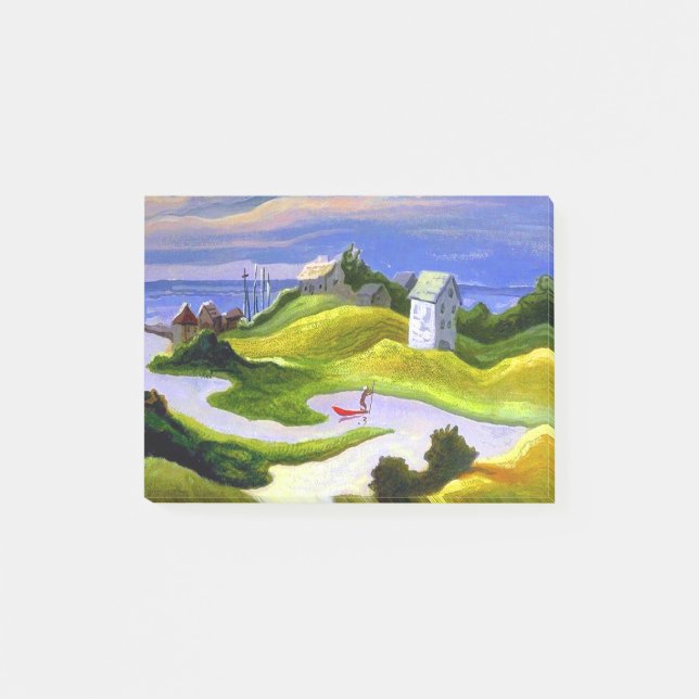 Thomas Hart Benton Chilmark Landscape Post-it Notes (Front)