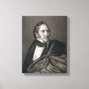 Thomas Hart Benton, engraved by William G. Armstro Canvas Print