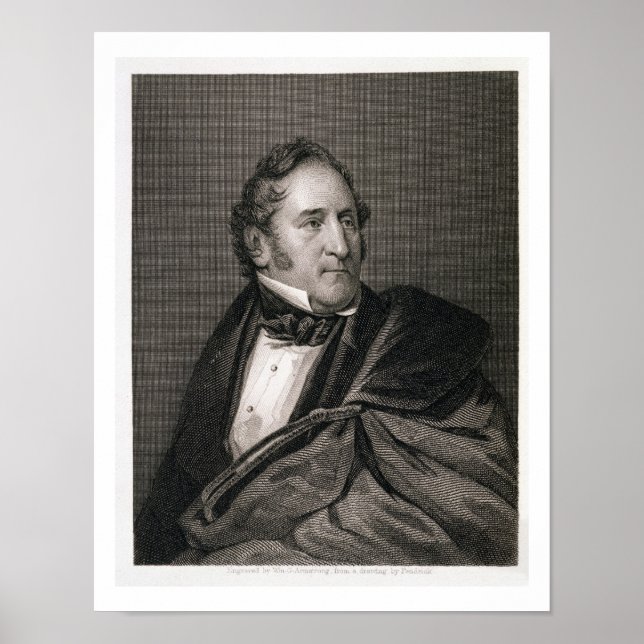 Thomas Hart Benton, engraved by William G. Armstro Poster (Front)