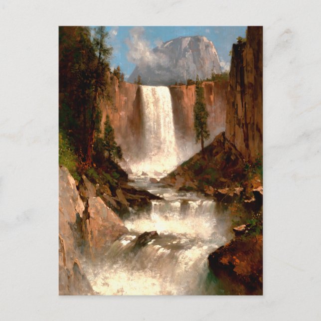 Thomas Hill's Vernal Falls, Yosemite Postcard (Front)