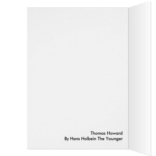 Thomas Howard By Hans Holbein The Younger (Inside (Left))