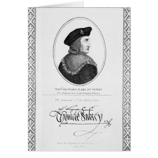 Thomas Howard Cards (Front)