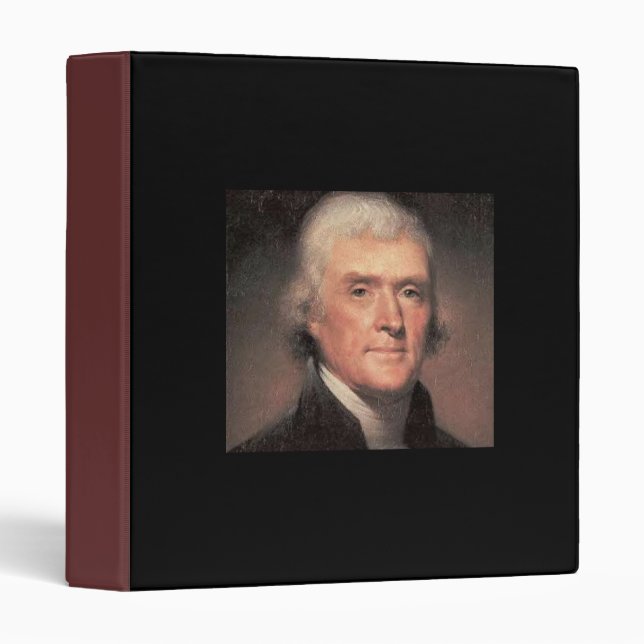 Thomas Jefferson 3 Ring Binder (Front/Spine)
