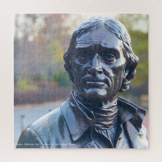 Thomas Jefferson 3rd President of America. Jigsaw Puzzle (Vertical)