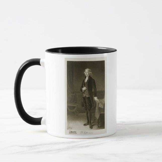 Thomas Jefferson, 3rd President of the United Stat Mug (Left)