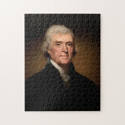Thomas Jefferson by Rembrandt Peale _ Circa 1800 Jigsaw Puzzle