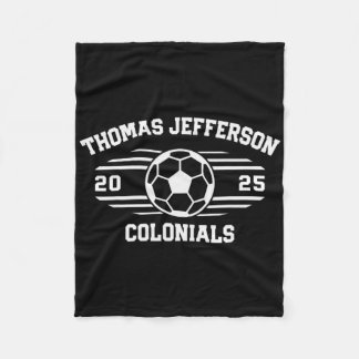 Thomas Jefferson Colonials Soccer Byll 2025 Fleece Blanket