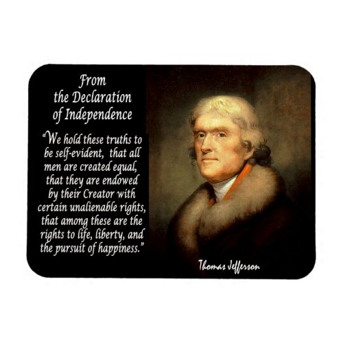 Thomas Jefferson _ Declaration of Independence Magnet