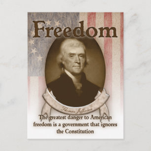 Thomas Jefferson – Freedom Postcard